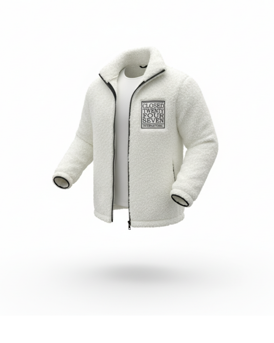 Erkek Polar Fermuarlı Sweatshirt – Kapüşonsuz, Cepli, Oversize Rahat Kalıp, Yumuşak ve Sıcak Tutan Kışlık Fermuarlı Üst