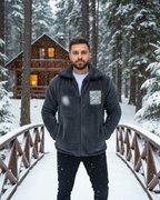 Erkek Polar Fermuarlı Sweatshirt – Kapüşonsuz, Cepli, Oversize Rahat Kalıp, Yumuşak ve Sıcak Tutan Kışlık Fermuarlı Üst