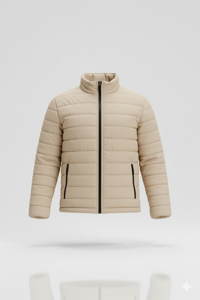 Erkek Bomber Mont – Su İtici Kumaş, Kapitone Astarlı, Fermuarlı, Sıcak Tutan Kışlık Bomber Ceket