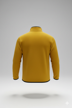 Erkek Polar Kazak – Dik Yaka Yarım Fermuarlı, Göğüs Cepli, Regular Fit Kışlık Siyah Polar