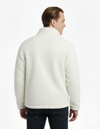 Erkek Polar Fermuarlı Sweatshirt – Kapüşonsuz, Cepli, Oversize Rahat Kalıp, Yumuşak ve Sıcak Tutan Kışlık Fermuarlı Üst