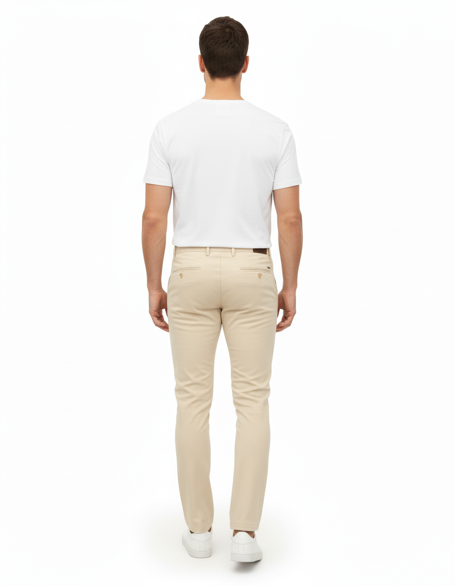 Erkek Slim Fit Likralı Gabardin Pantolon – Esnek Kumaş, Modern Dar Kesim, Günlük ve Şık Erkek Pantolon