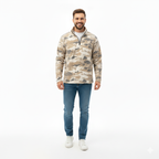 Erkek Tribal Desenli Polar Sweat – Yarım Fermuarlı, Oversize Rahat Kalıp, Etnik Desenli, Yumuşak Dokulu Uzun Kollu Polar