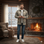 Erkek Polar Fermuarlı Sweatshirt – Kapüşonsuz, Cepli, Oversize Rahat Kalıp, Yumuşak ve Sıcak Tutan Kışlık Üst