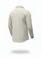 Erkek Oversize Diagonal Kumaş Çıtçıtlı Uzun Kollu Gömlek – Cepli, Rahat Kalıp, Günlük Şık Stil