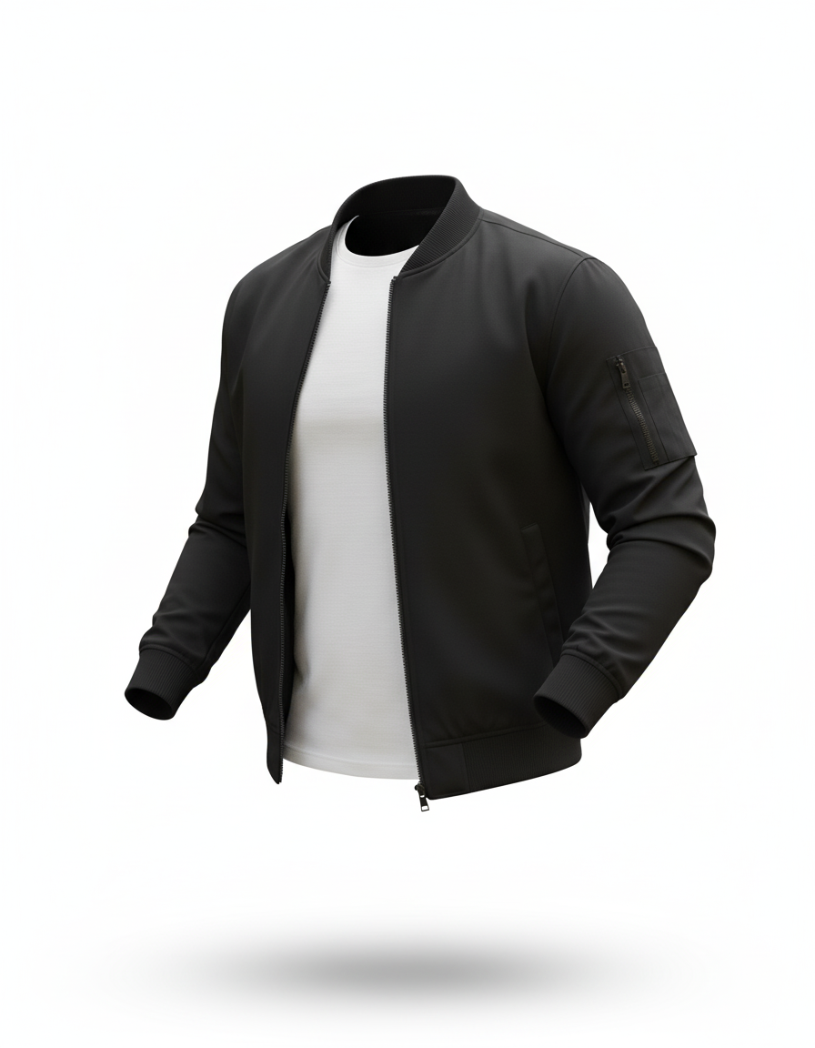 Erkek Kapitone Bomber Mont – Orijinal Tam Kalıp, Şık ve Sıcak Tutarlı Kapitone Kumaş Dış Giyim