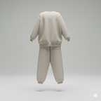 Kadın İki İplik Viskon Pamuk Arma Detaylı İkili Takım