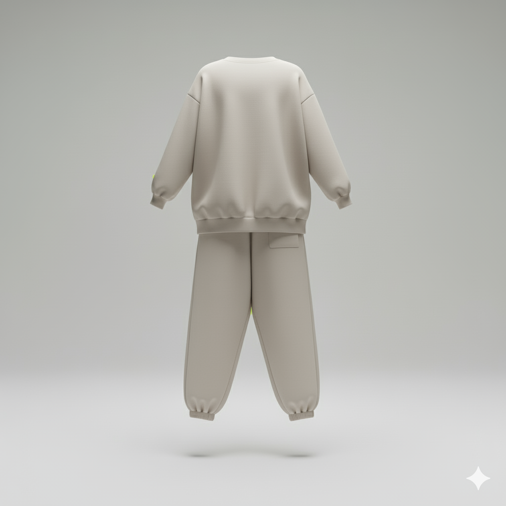 Kadın İki İplik Viskon Pamuk Arma Detaylı İkili Takım