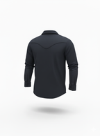 Erkek Oversize Diagonal Kumaş Çıtçıtlı Uzun Kollu Gömlek – Cepli, Rahat Kalıp, Günlük Şık Stil