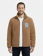 Erkek Polar Fermuarlı Sweatshirt – Kapüşonsuz, Cepli, Oversize Rahat Kalıp, Yumuşak ve Sıcak Tutan Kışlık Fermuarlı Üst