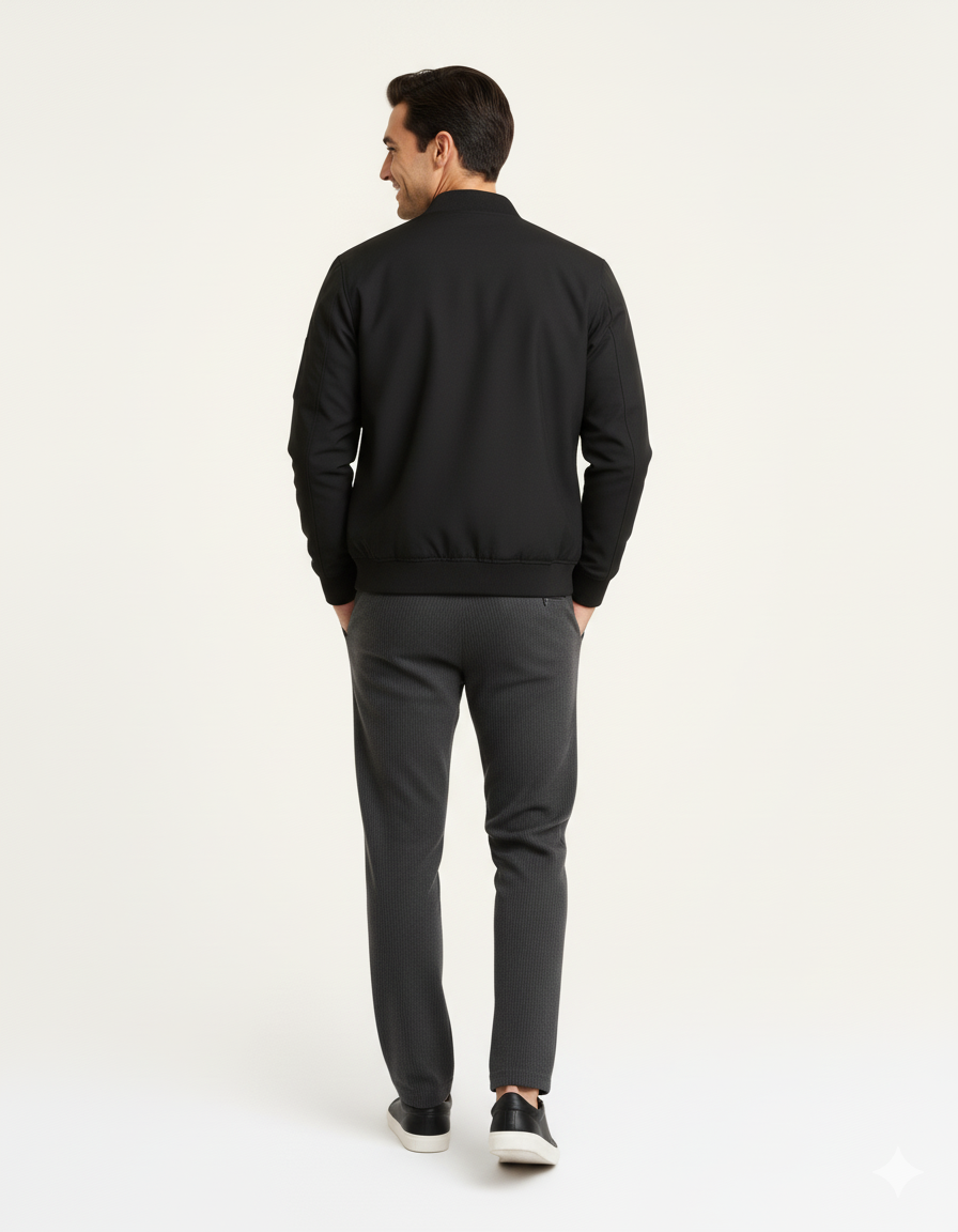 Erkek Kapitone Bomber Mont – Orijinal Tam Kalıp, Şık ve Sıcak Tutarlı Kapitone Kumaş Dış Giyim