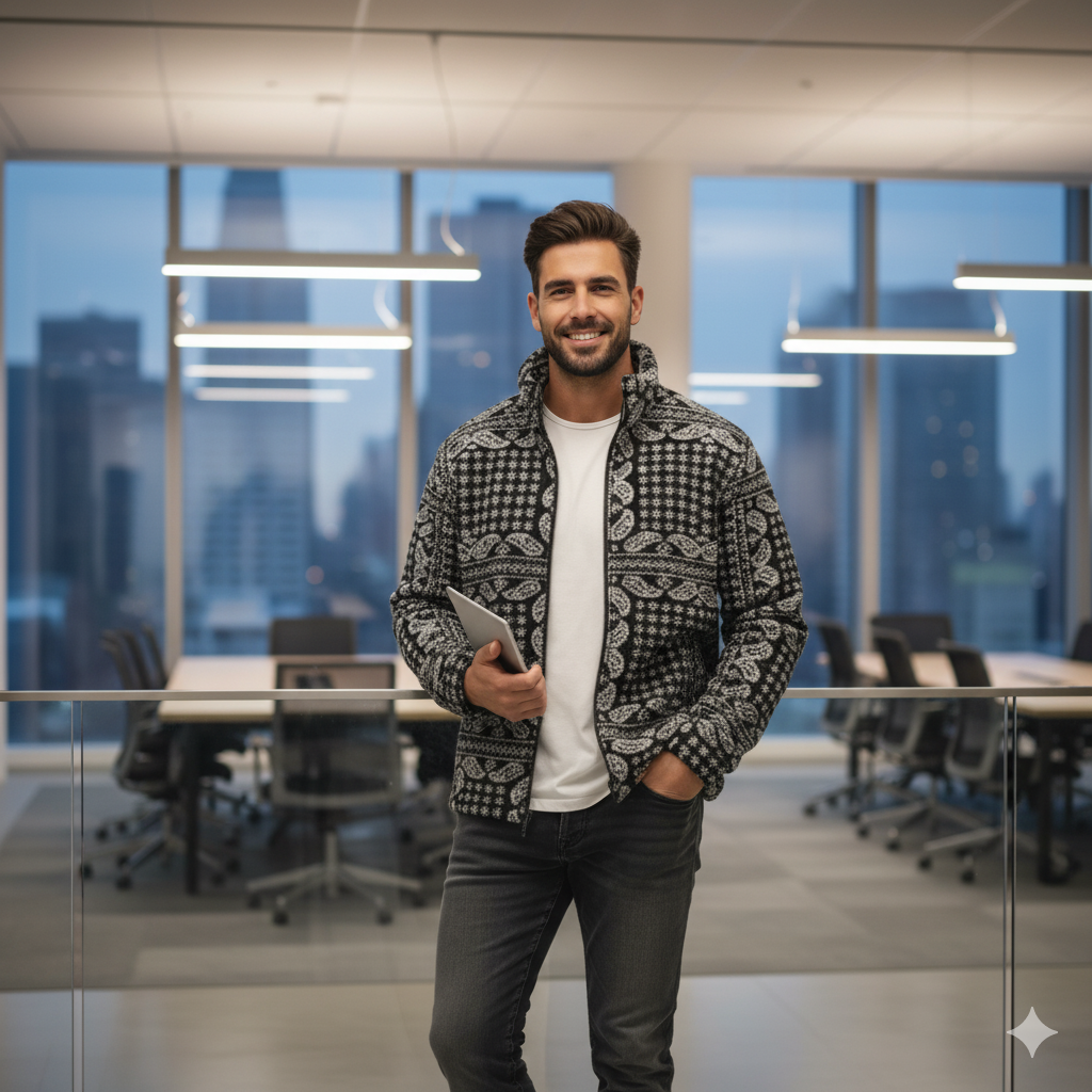 Erkek Polar Fermuarlı Sweatshirt – Kapüşonsuz, Cepli, Oversize Rahat Kalıp, Yumuşak ve Sıcak Tutan Kışlık Üst