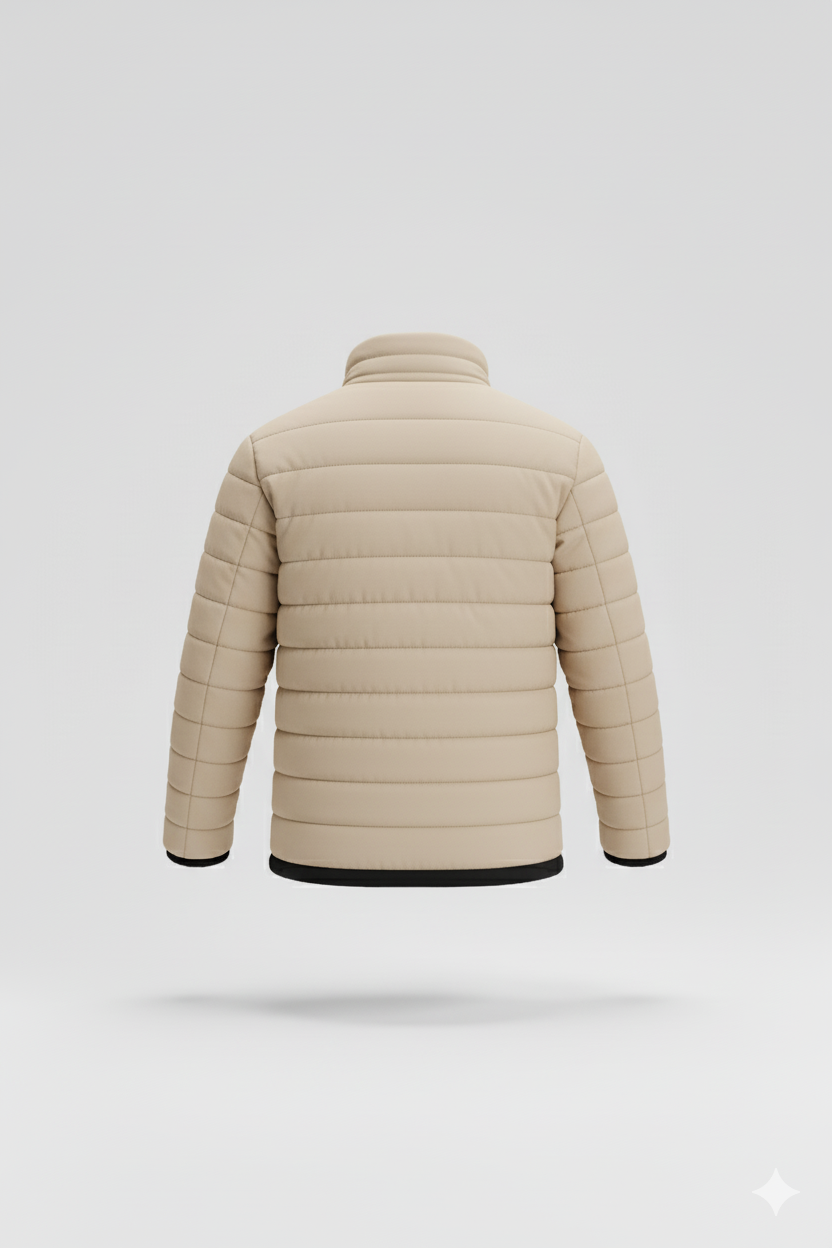 Erkek Bomber Mont – Su İtici Kumaş, Kapitone Astarlı, Fermuarlı, Sıcak Tutan Kışlık Bomber Ceket