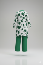 Kadın Modal Ceketli 3’lü Takım – Viskon Kolsuz Bluz + Rahat Pantolon | Şık Günlük Kombin Seti