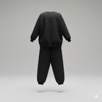 Kadın İki İplik Viskon Pamuk Arma Detaylı İkili Takım