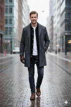 Erkek Fitilli Kadife Gömlek – Oversize Rahat Kalıp, Cepli, Yumuşak Dokulu Şık Üst (Haki)