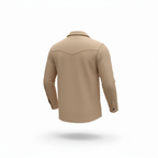 Erkek Oversize Diagonal Kumaş Çıtçıtlı Uzun Kollu Gömlek – Cepli, Rahat Kalıp, Günlük Şık Stil