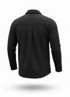 Erkek Oversize Diagonal Kumaş Çıtçıtlı Uzun Kollu Gömlek – Cepli, Rahat Kalıp, Günlük Şık Stil