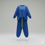 Kadın İki İplik Viskon Pamuk Arma Detaylı İkili Takım