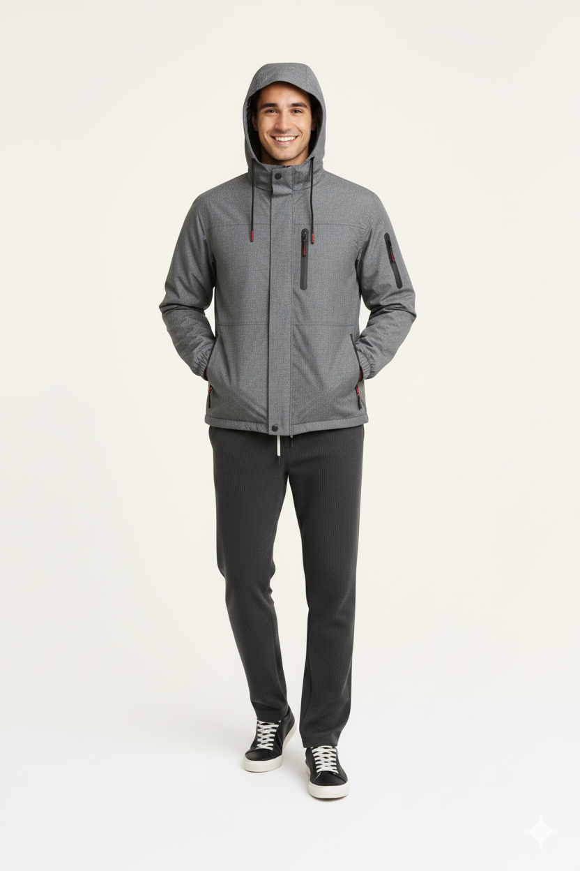 Erkek Orijinal Yağmurluk & Mont – Su Geçirmez Kumaş, Tam Kalıp, Hafif & Rüzgar Korumalı Erkek Yağmurluk