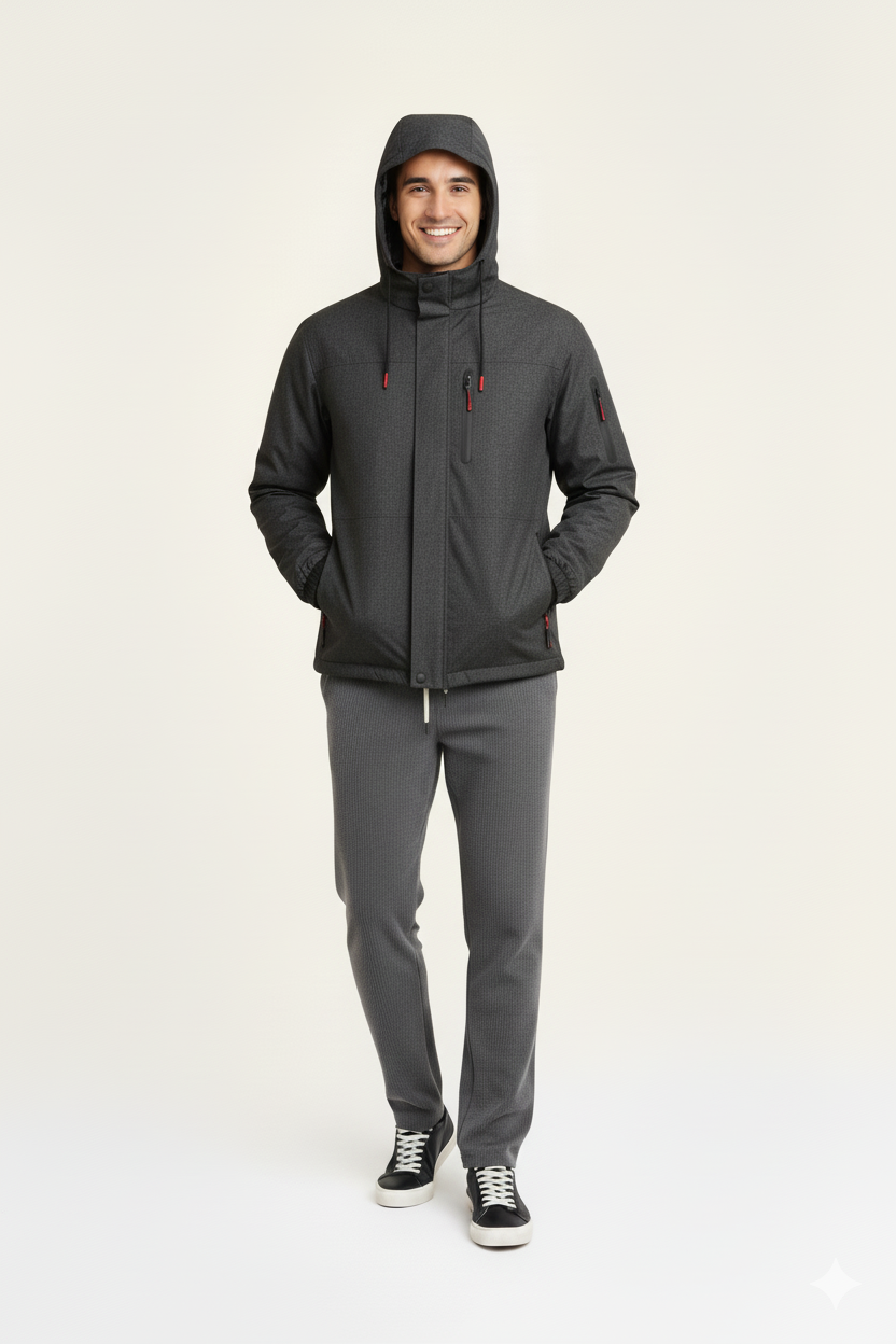 Erkek Orijinal Yağmurluk & Mont – Su Geçirmez Kumaş, Tam Kalıp, Hafif & Rüzgar Korumalı Erkek Yağmurluk