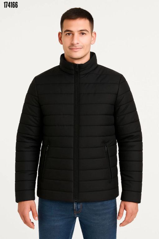 Erkek Bomber Mont – Su İtici Kumaş, Kapitone Astarlı, Fermuarlı, Sıcak Tutan Kışlık Bomber Ceket