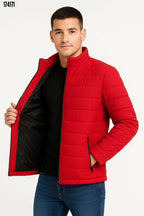 Erkek Bomber Mont – Su İtici Kumaş, Kapitone Astarlı, Fermuarlı, Sıcak Tutan Kışlık Bomber Ceket