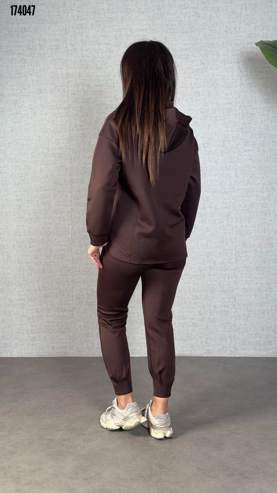 Kadın Kapüşonlu Uzun Kollu İkili Takım – Rahat & Modern Alt-Üst Set