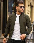 Erkek Kapitone Bomber Mont – Orijinal Tam Kalıp, Şık ve Sıcak Tutarlı Kapitone Kumaş Dış Giyim