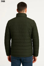 Erkek Bomber Mont – Su İtici Kumaş, Kapitone Astarlı, Fermuarlı, Sıcak Tutan Kışlık Bomber Ceket