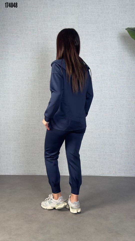 Kadın Kapüşonlu Uzun Kollu İkili Takım – Rahat & Modern Alt-Üst Set