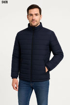 Erkek Bomber Mont – Su İtici Kumaş, Kapitone Astarlı, Fermuarlı, Sıcak Tutan Kışlık Bomber Ceket